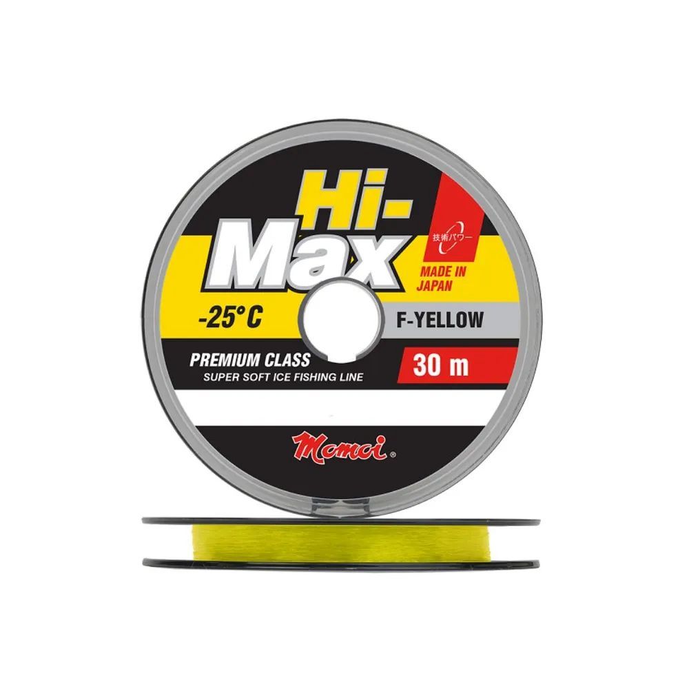 Леска зимняя Hi-Max F-Yellow 0, 18 мм, 3, 5 кг, 30 м (шт.) 
