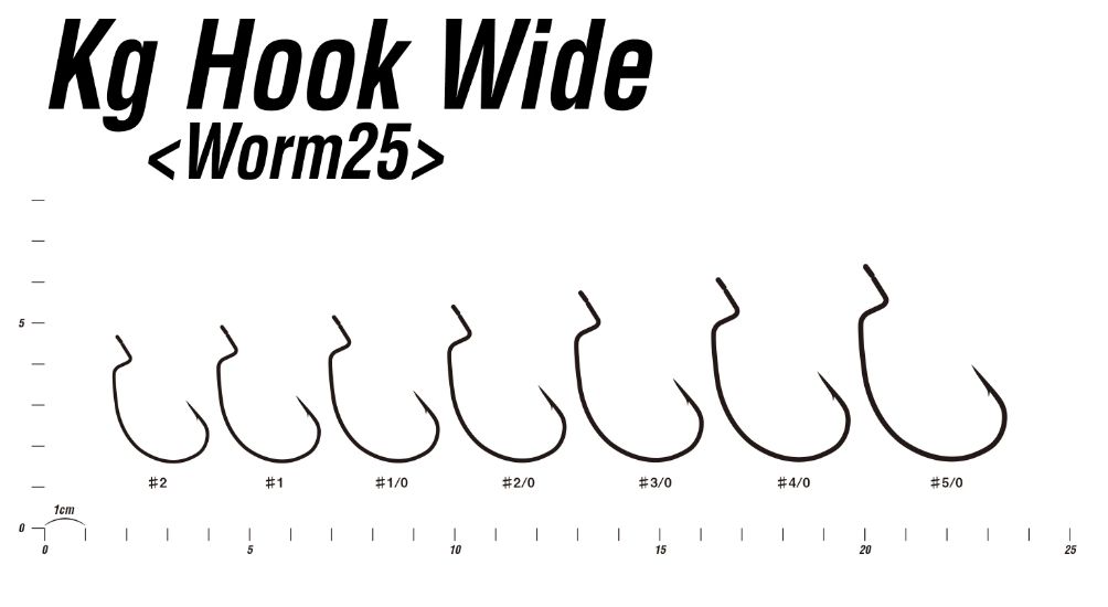Крючок Decoy офсетный Worm 25 #1/0 (8шт.)