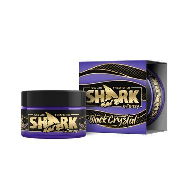 Ароматизатор "Dolce Life" Shark гелевый,  банка "TZ-01" (Черный Лед)