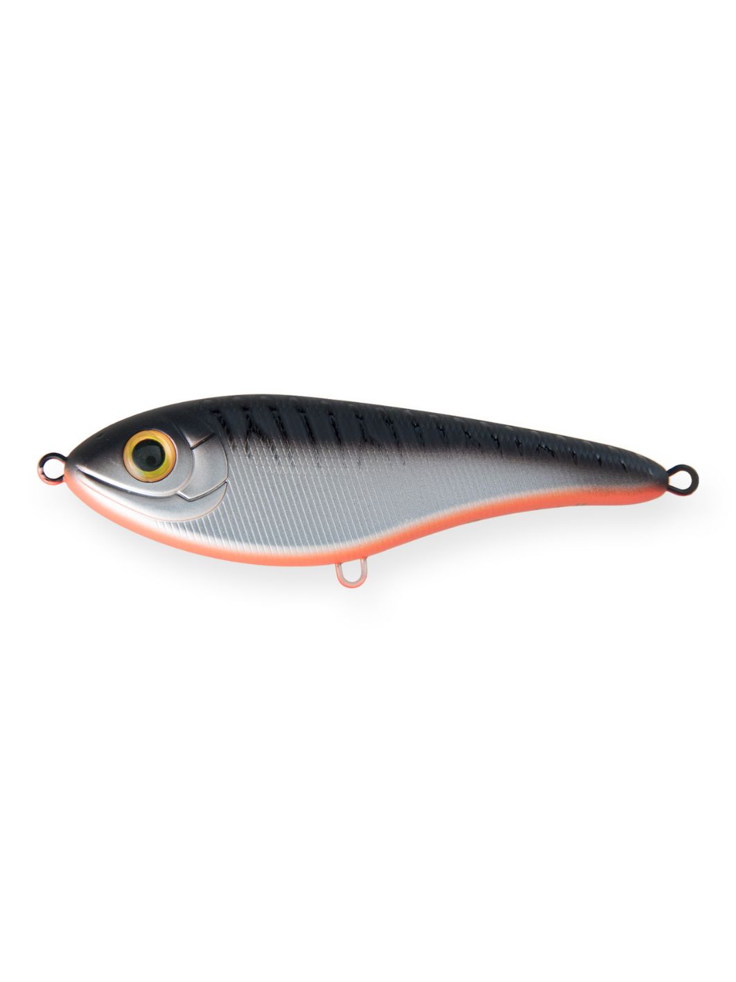 Воблер Джеркбейт Strike Pro Buster Jerk Sinking,  150 мм,  75 гр,  Загл. 0, 5м.-4, 0м.,  Тонущий,  цвет: CA06ES Grey Shadow,  (EG-048#CA06ES)