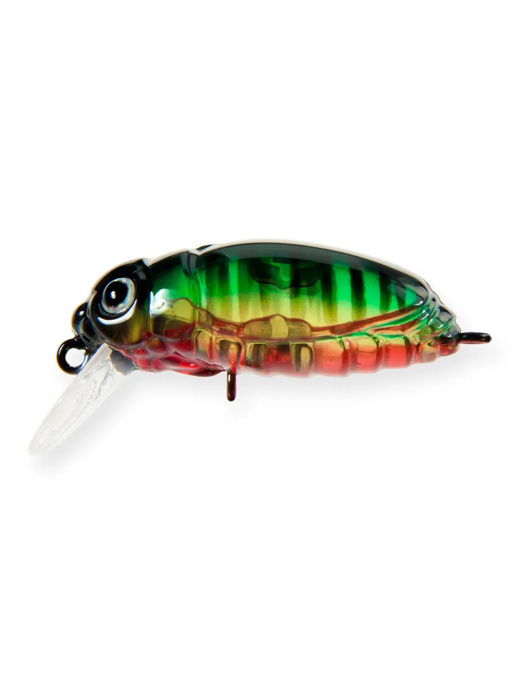 Воблер Крэнк Strike Pro Beetle Buster 40,  40 мм,  5, 7 гр,  Загл. 0, 2м.-0, 7м.,  Плавающий,  цвет: A102G Transparent Perch,  (EG-174F#A102G)