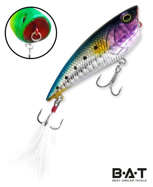 Воблер BAT Crow Pop ВТ059 (70 mm.; 7 g.; TopWater) # CS04