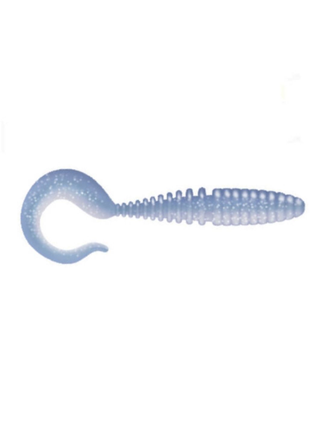 Приманка ZUB-TWIST 150мм(5, 9")-4шт,  (цвет 406) голубой верх - перламутр низ