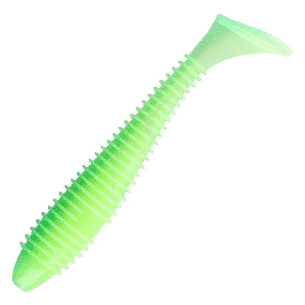 Приманка съедобная Keitech Swing Impact FAT 4.8" EA#11 Lime Chartreuse Glow