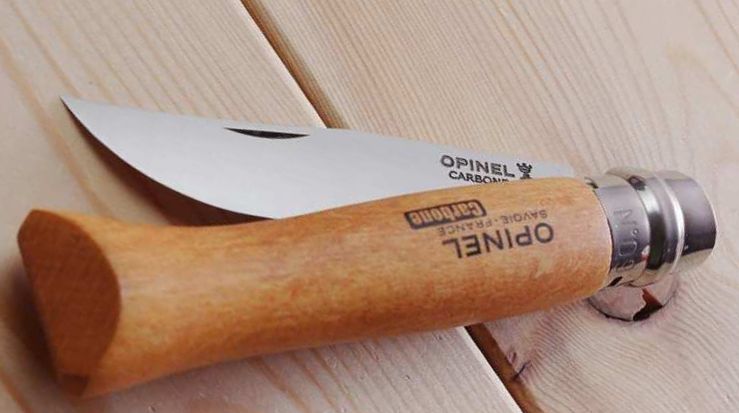 Нож Opinel 9VRN (бук/углеродистая)