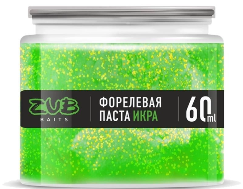 Паста ZUB 60мл Форель "Сыр" Зеленая/Лайм