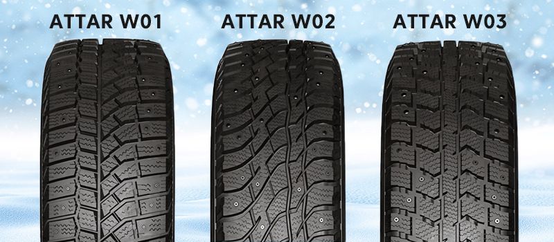 Шина Attar W02 225/65 R17 102T шип