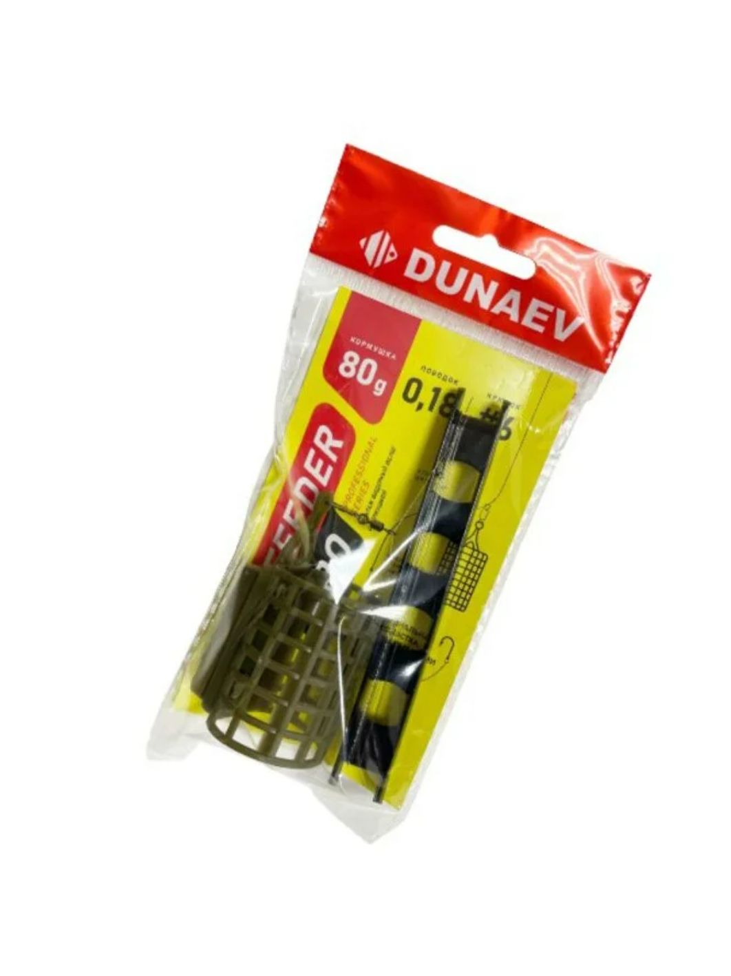 Монтаж фидерный Dunaev Inline Feeder Gum c кормушкой 80г