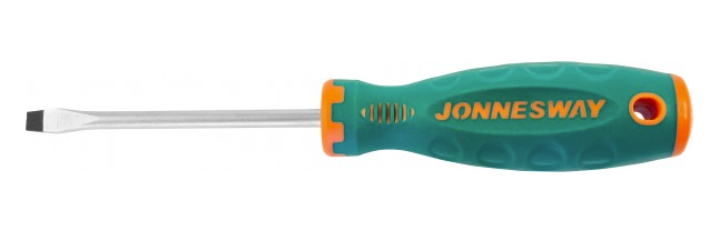 Отвертка SL6.5*100 (219мм) Anti-Slip Grip JONNESWAY D71S6100