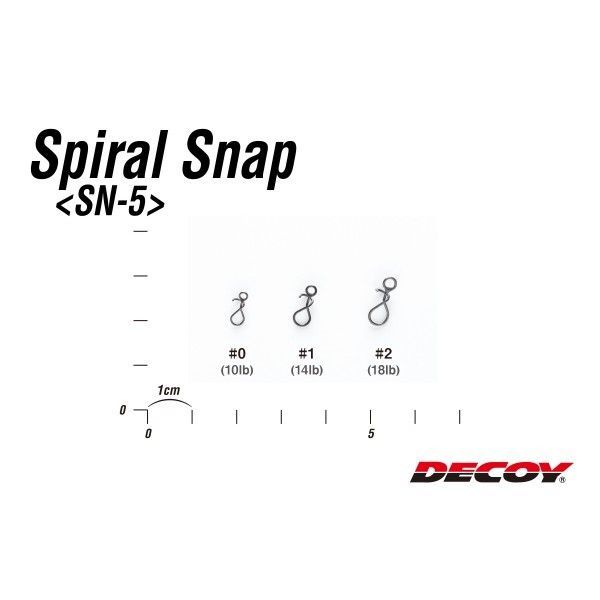 Застежка Decoy Spiral Snap #1