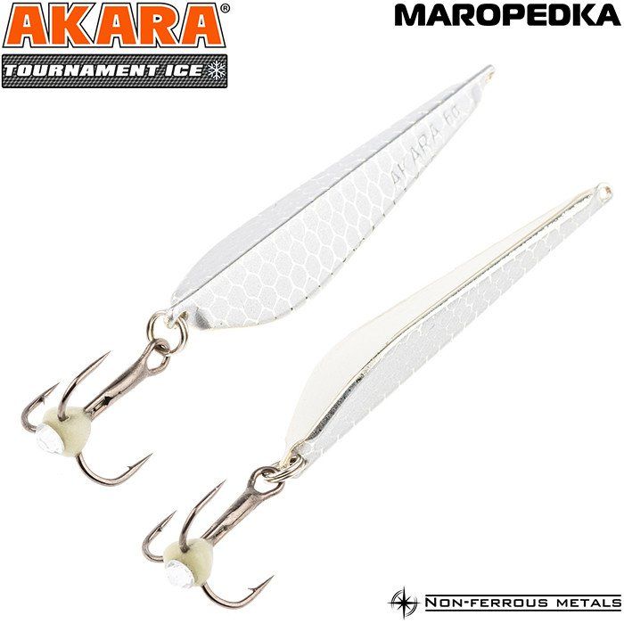 Блесна зимняя Akara Maropedka Tournament Ice 75 11 гр. Sil