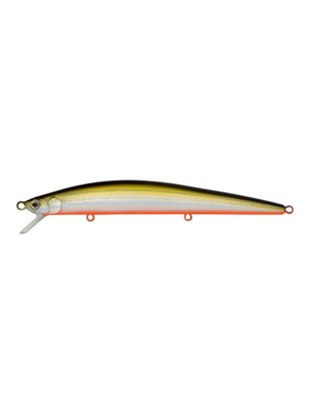 Воблер Минноу Strike Pro Slingshot Minnow 120F,  120 мм,  12, 6 гр,  Загл. 0, 5м.-1, 5м.,  Плавающий,  цвет: 612T Natural Shad Silver,  (EG-145F#612T)