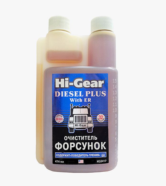 Очиститель дизельных форсунок HG3417 c ER 474мл (с дозатором)