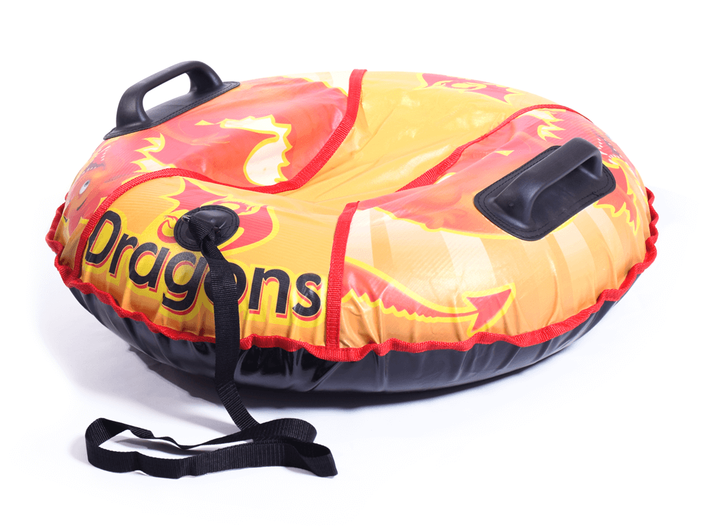 Ватрушка Комфорт Dragons желтый 75см.