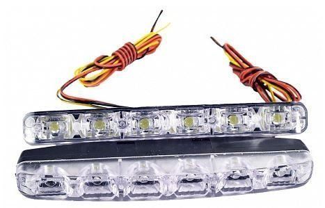 Фара DRL (Дневные ходовые огни) ОРИОН DRL-HP-6 (2шт.к-т) метал. корпус 155мм (5045)