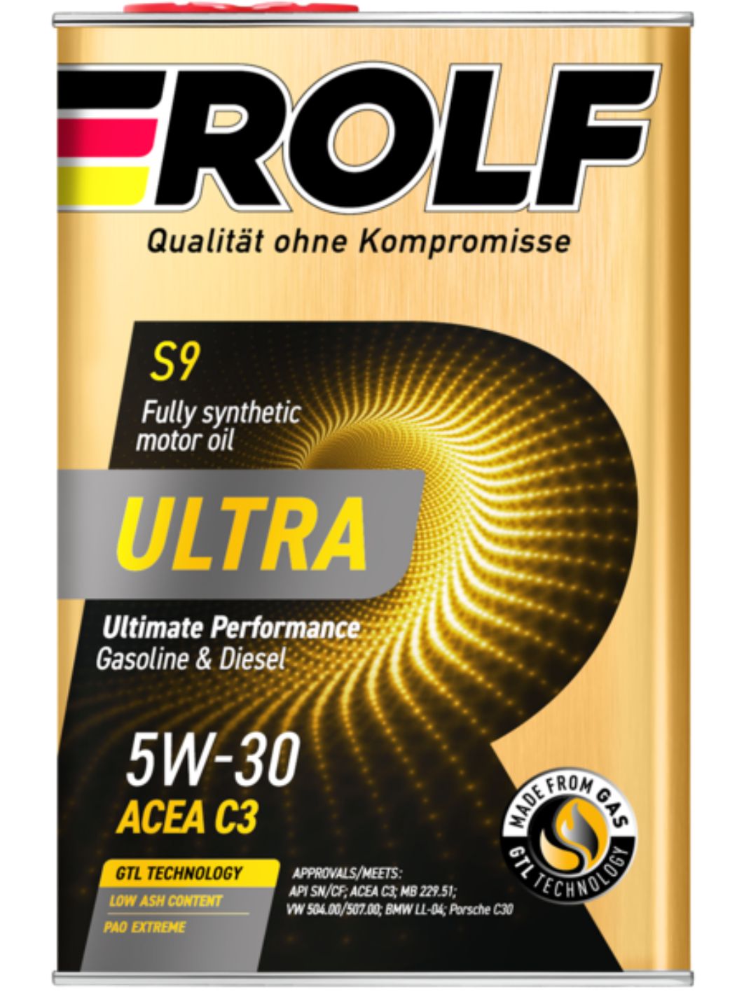 ROLF Ultra 5W30 C3 SN/CF 1л синтетическое моторное масло