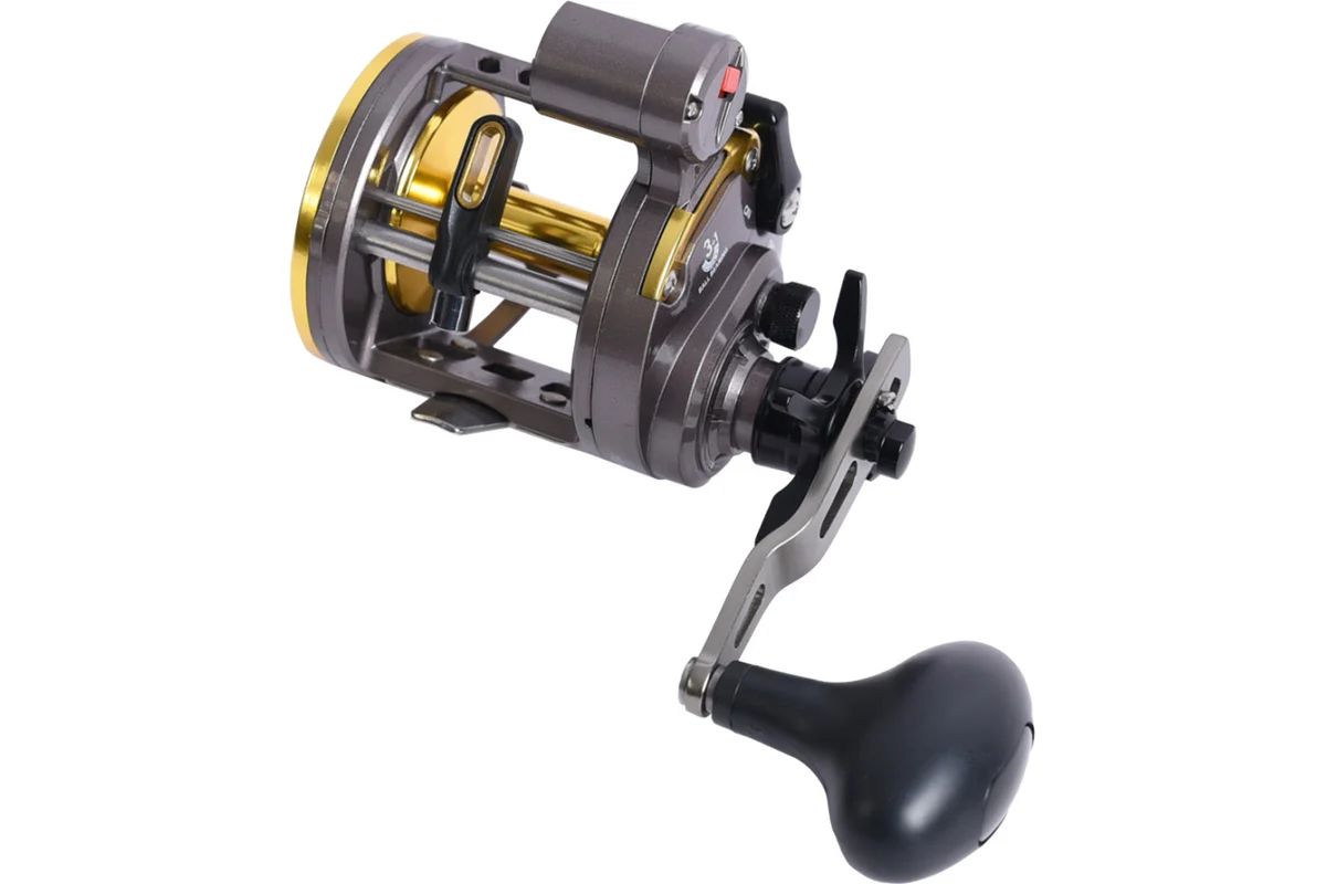 Катушка мультипликаторная Black Side TROLL PRO 300L (лев. рука)