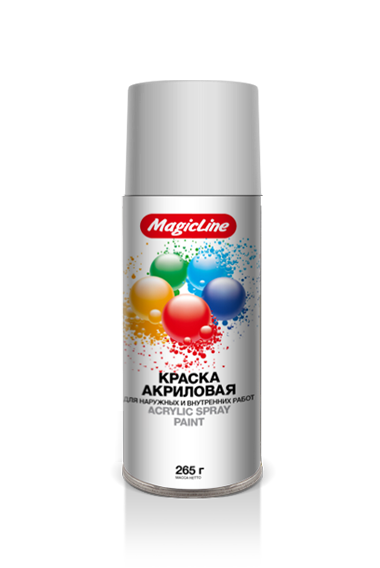 Краска MAGIC LINE RAL 7035 Светло-серая 265гр