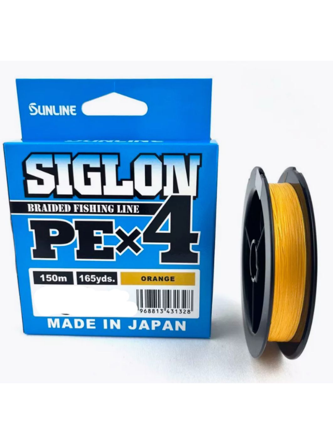 Шнур Sunline SIGLON PE×4 150M(Orange) #1.2/20LB