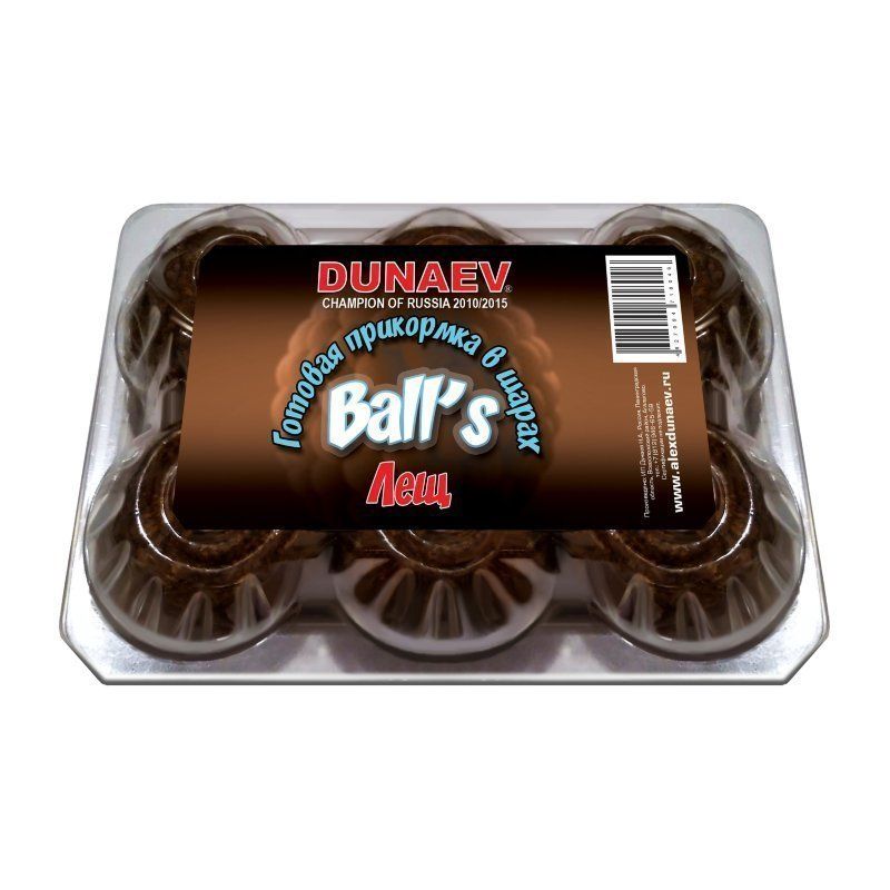 Прикормка "DUNAEV BALLS" 0, 75кг Лещ   