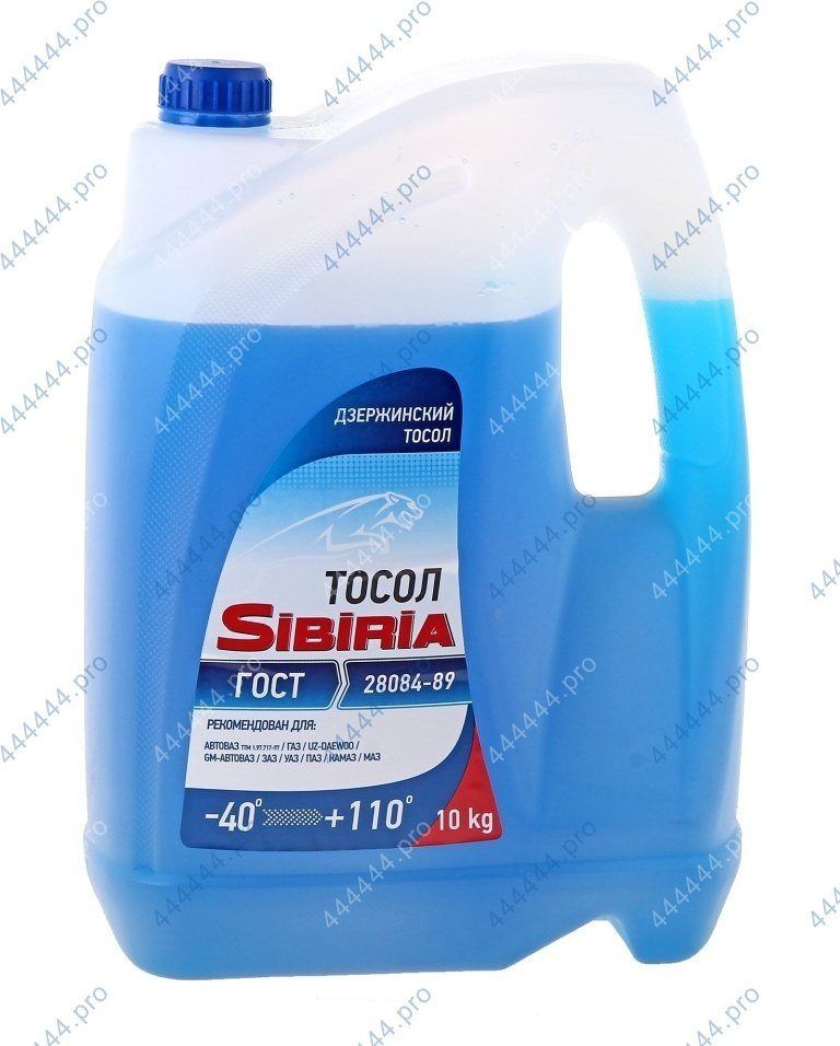 Тосол SIBIRIA А-40 10кг.