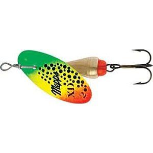 Блесна вращающаяся Mepps XD TRI FLUO,  1,  G/Tiger