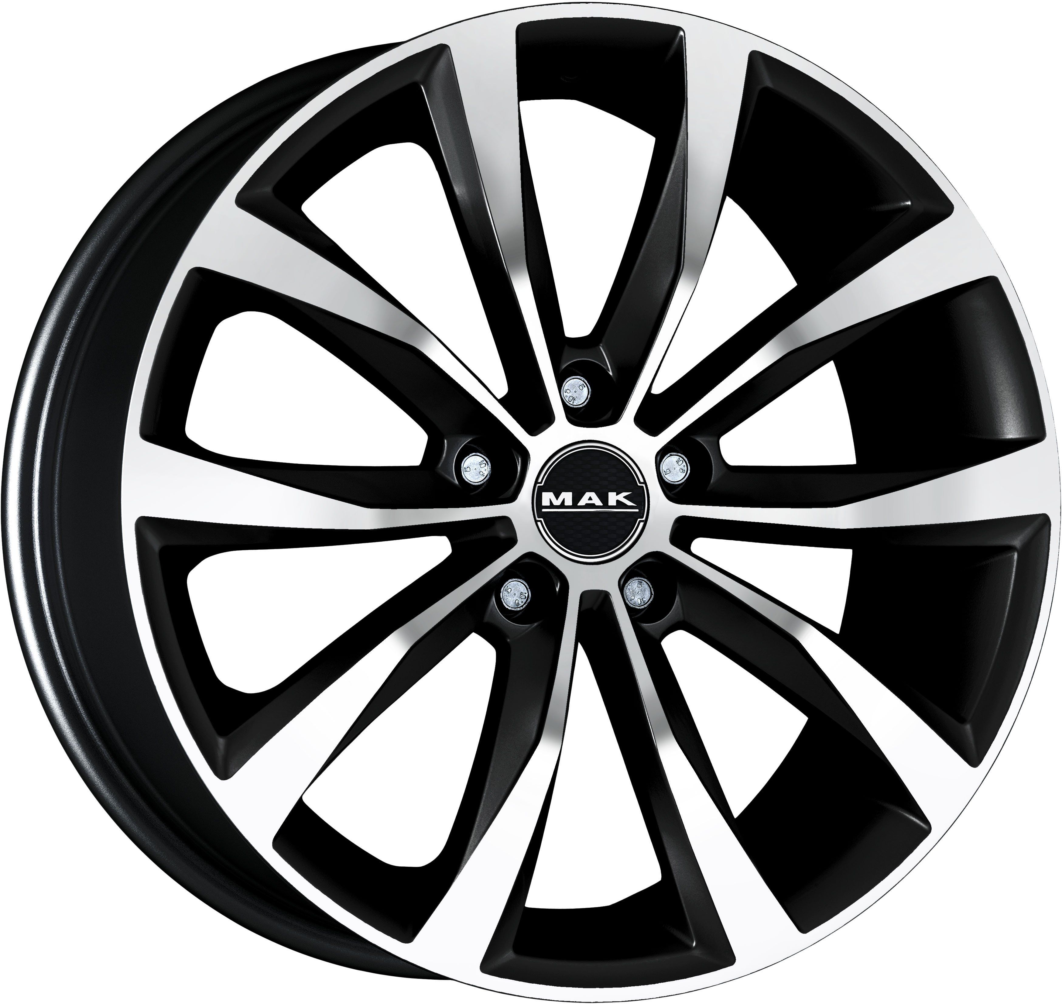 MAK Wolf 8, 0x18 5/108 ET45 d-72 Black Mirror (F8080WFBM45GG3)
