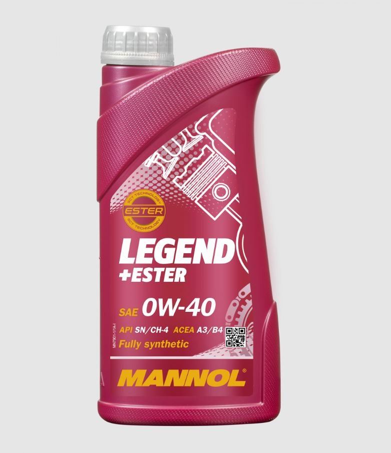 MANNOL Legend +Ester 0W40 7901 1л синтетическое моторное масло