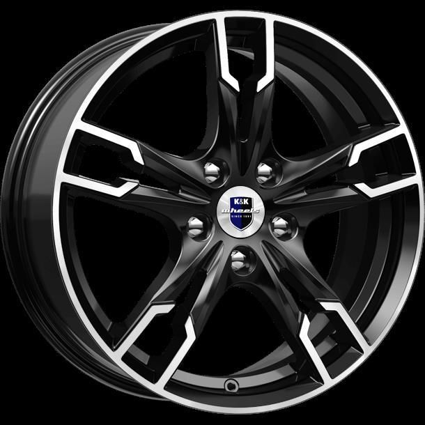 Литой диск КИК Солар (КС875) 7x17/5x112 D66.6 ET50 алмаз чёрный75062SK комплект 4шт.