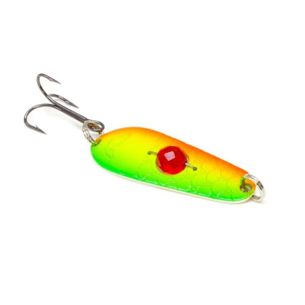 Блесна "Rasanen"  50/11 GR/FYe/FR-S UV бусинка