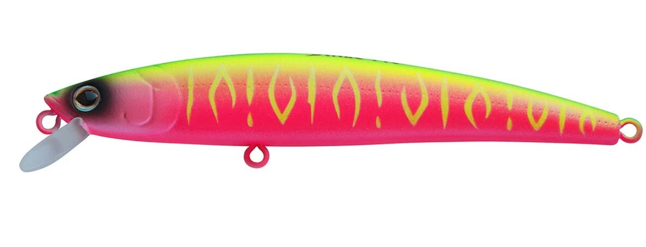 Воблер Минноу Strike Pro Arc Minnow 105SP,  105 мм,  11, 5 гр,  Загл. 0, 6м.-1, 2м.,  Нейтральный,  цвет: A230S Watermelon Mat Tiger,  (JL-092-SP#A230S)
