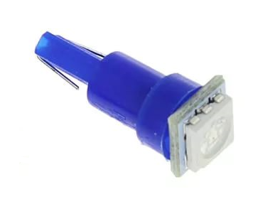Светодиод 12V W1.2W (T5-02) синий 1SMD YADA (901143) (1шт.)