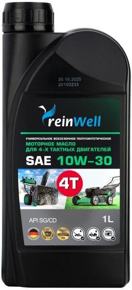 ReinWell 10W30 4Т моторное масло полусинтетическое 1L 19752