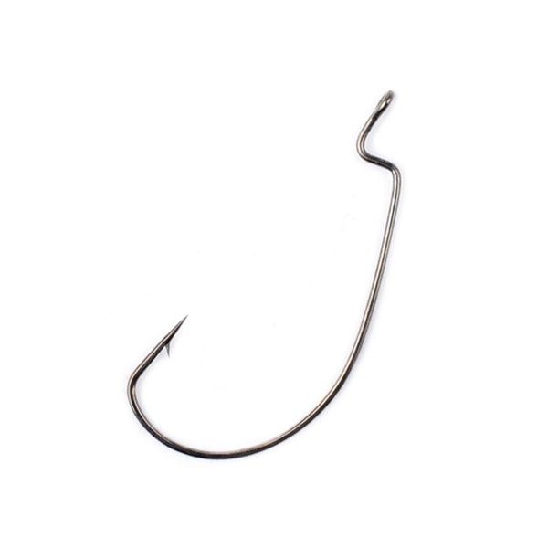 Крючок KOI "WIDE RANGE WORM",  3/0 (INT),  цвет BN,  офсетный (10 шт.)