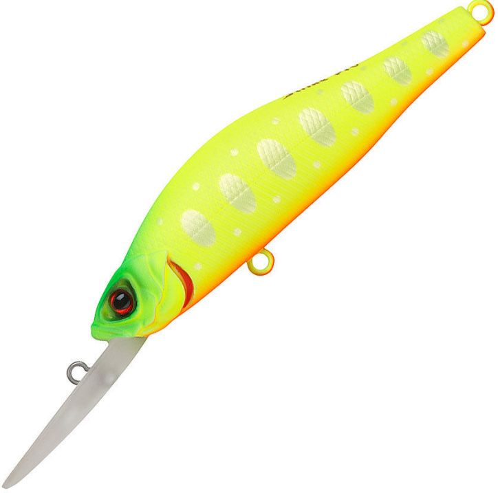 Воблер Минноу Strike Pro Archback Deep 80SP,  80 мм,  10, 8 гр,  Загл. 1, 5м.-4, 0м.,  Нейтральный,  цвет: A178S Lemon Mat Tiger,  (EG-125AL-SP#A178S)