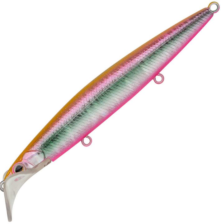 Воблер Минноу Strike Pro Scooter Minnow 110F,  110 мм,  11, 8 гр,  Загл. 1, 5м.-2, 5м.,  Плавающий,  цвет: SIN042-SBO,  (EG-186F#SIN042-SBO)