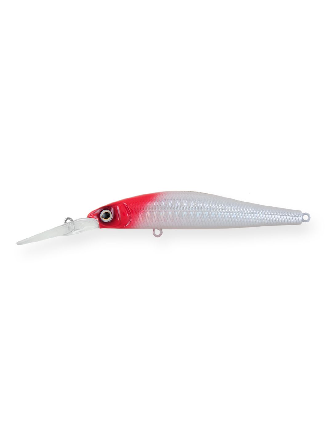 Воблер Минноу Strike Pro Jumper DR 110SP,  110 мм,  11 гр,  Загл. 1, 5м.-4, 0м.,  Нейтральный,  цвет: 022PPP-713 Redhead Silver,  (EG-192CL-SP#022PPP-713)