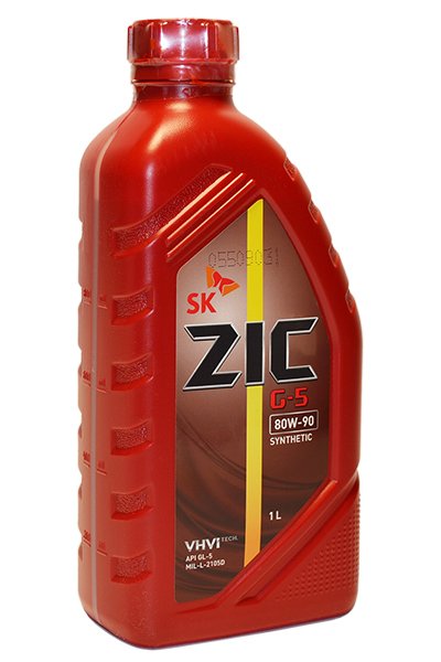 ZIC 80W90 G-5 GL-5 1L трансмиссионное масло