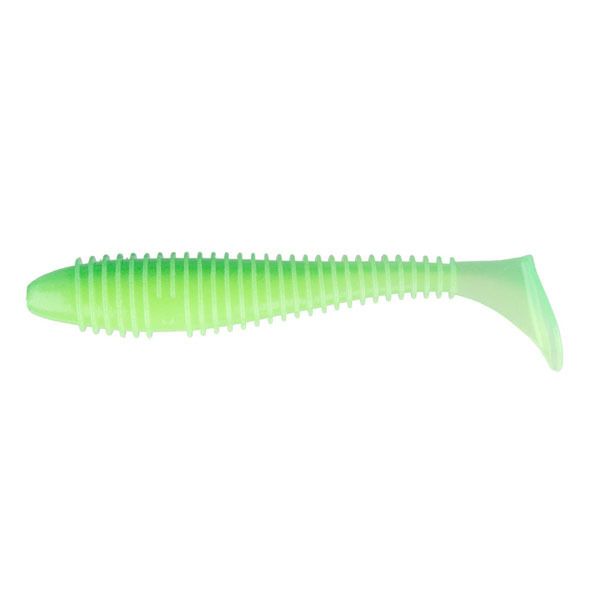 Приманка съедобная Keitech Swing Impact FAT 4.3" EA#11 Lime Chartreuse Glow