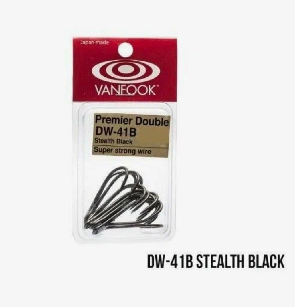 Двойники VANFOOK DW-41 B #3/0 stealth black