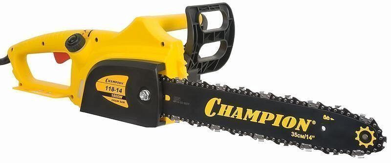 Электропила цепная CHAMPION 118-14 (1800Вт,  14"3/8*1.3*52зв. 3, 72кг)