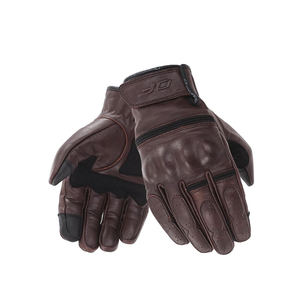 Перчатки DF STREET Matte Brown кожаные 2XL