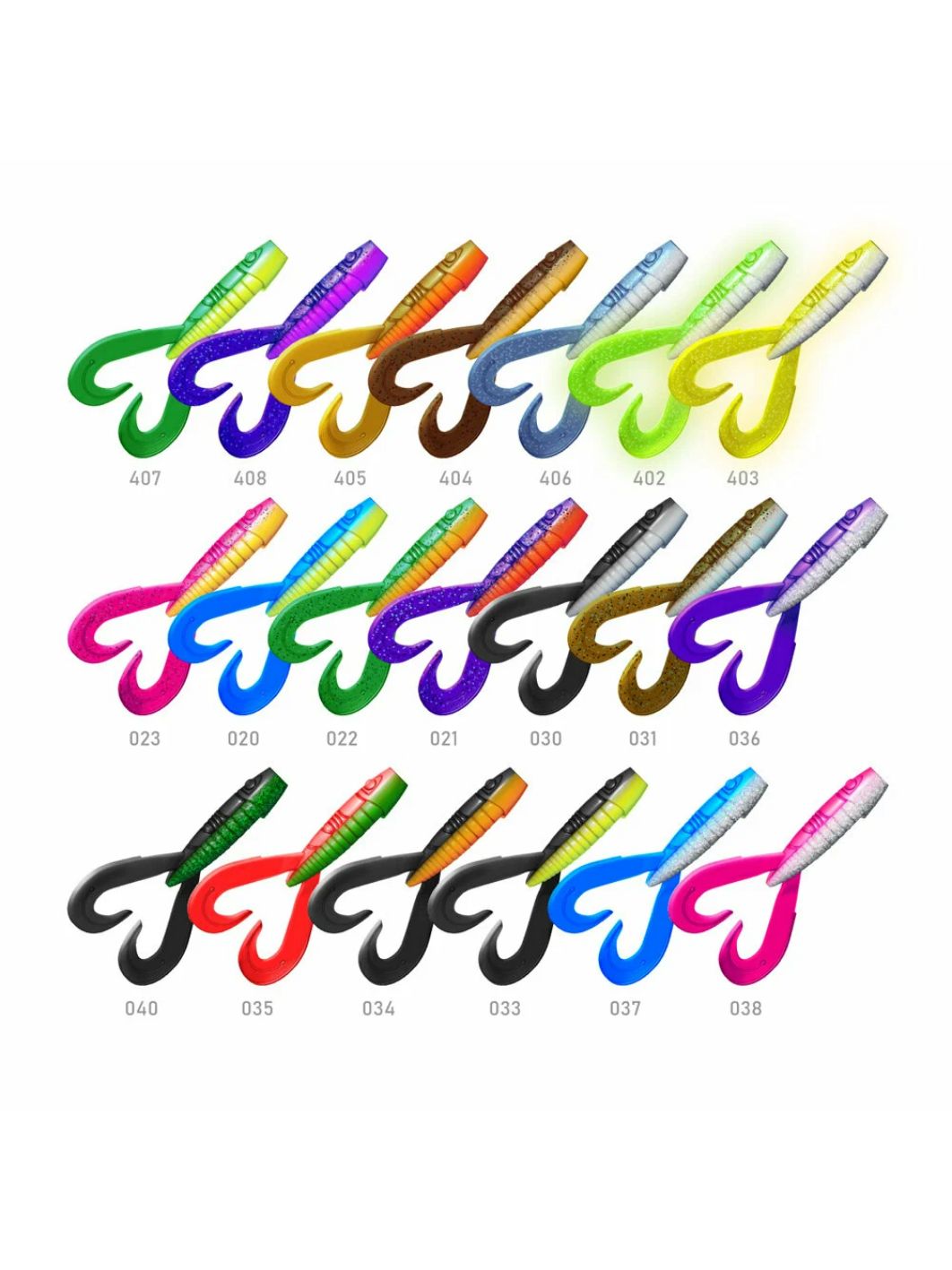 Приманка ZUB-FROGGY 141мм(5, 5")-3шт,  (цвет 403) зеленый светящийся