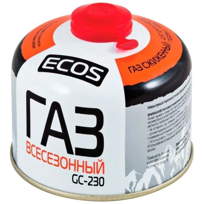 Баллон газовый Экос (резьбовой,  230 г)