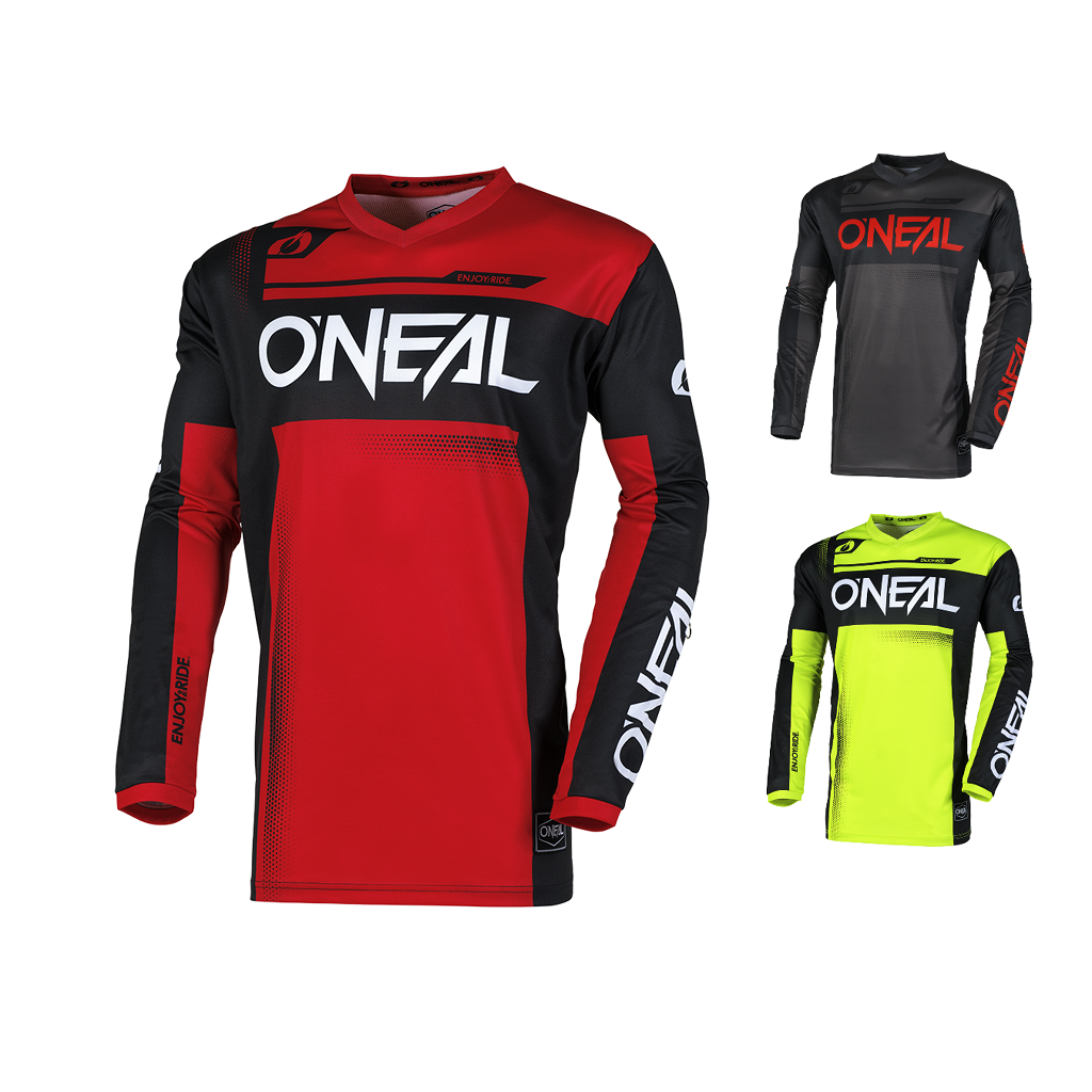 Джерси ONEAL Element Racewear V.25 серый/черный,  М