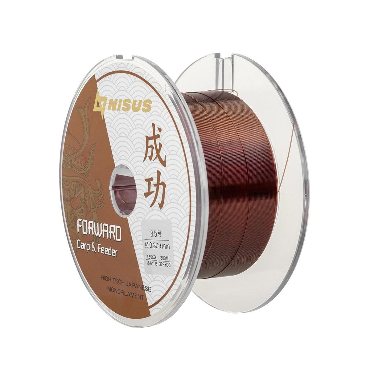 Леска FORWARD Carp&Feeder brown 0, 261mm/300m Nylon Nisus 