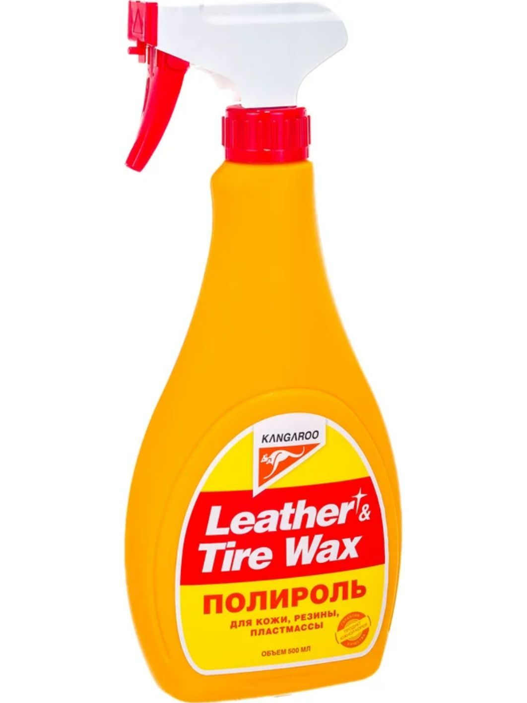 Полироль универсальный KANGAROO Leather & Tire Wax 500мл 330125