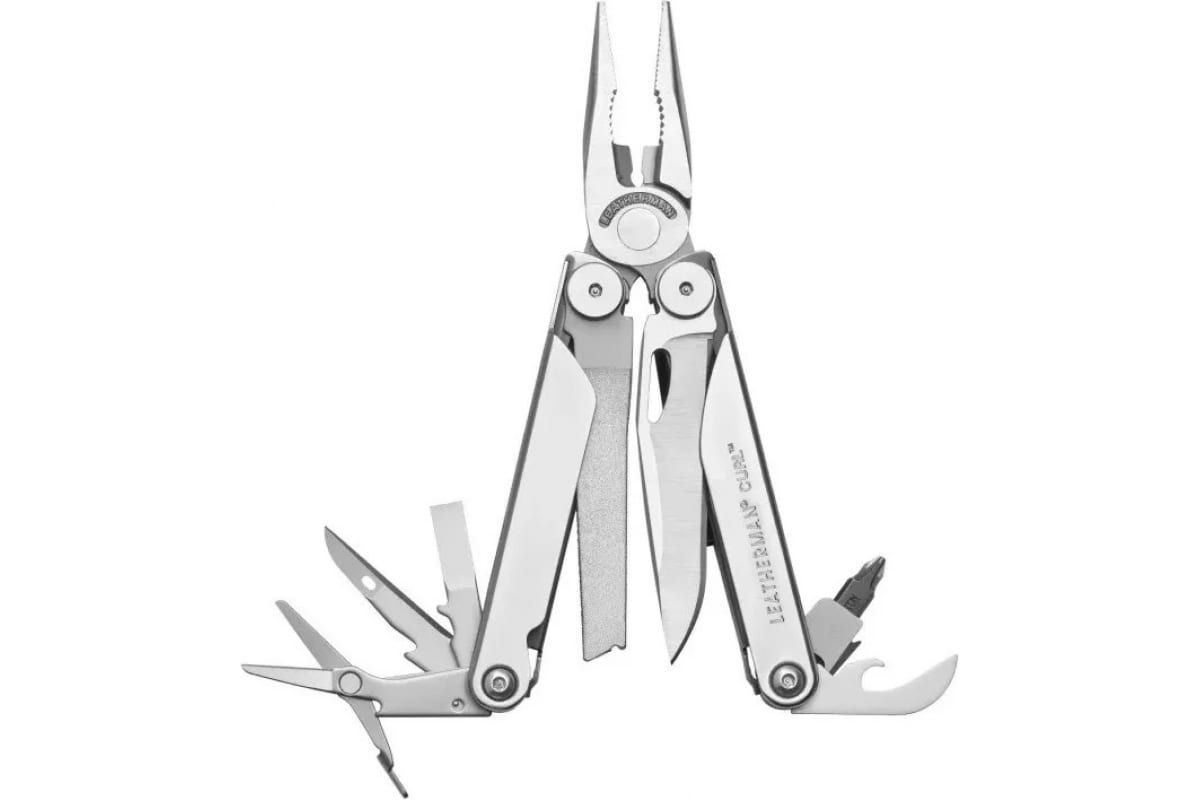 Мультитул LEATHERMAN Curl Stainless 15 инстр.,  7, 4/10 см,  чехол нейлон