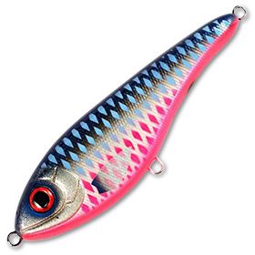 Воблер Джеркбейт Strike Pro Buster Jerk Sinking,  150 мм,  75 гр,  Загл. 0, 5м.-4, 0м.,  Тонущий,  цвет: C536F Hot Mascara,  WOLF COLOR,  (EG-048#C536F)