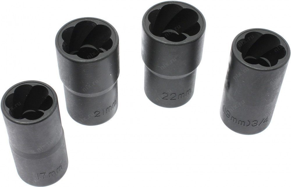 Головка для поврежденного крепежа 1/2" 22мм АвтоДело 40563
